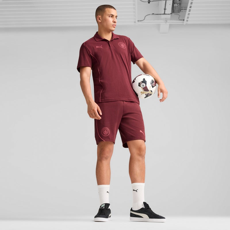 PUMA Manchester City Mens Red Casuals Shorts - Image 3